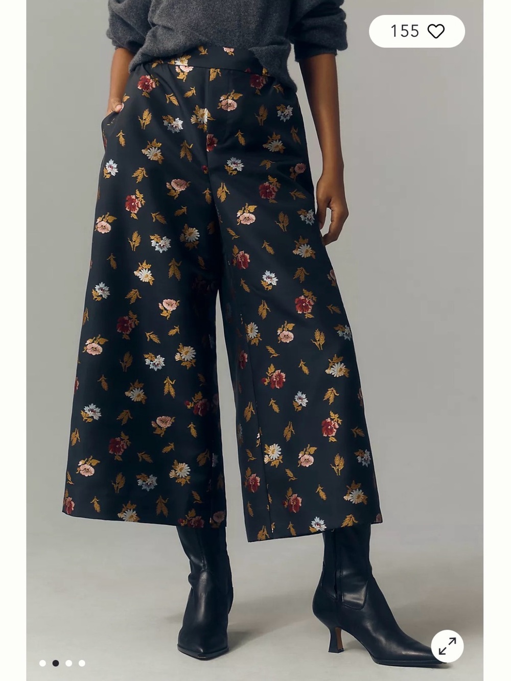 Floral Wide-Leg Pants - Maeve/anthropologie - Picture 2 of 14